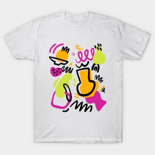 Scribble abstract art T-Shirt